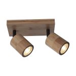 Good&Mojo Deckenleuchte Java Bambus Braun | Geeignet für 2x GU10 