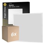Mehrfachpackung 6x Bright Choice LED Panel V2 Backlit 36W 3600lm - 840 Kaltweiß | 60x60cm - UGR <22