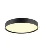 SLV Decona Wand und Deckenleuchte Aluminium Schwarz Rund 23W 2260lm - 930 Warmweiß | IP44 - Höchste Farbwiedergabe - Dimmbar 