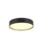 SLV Decona Wand und Deckenleuchte Aluminium Schwarz Rund 18W 1560lm - 930 Warmweiß | IP44 - Höchste Farbwiedergabe - Dimmbar 